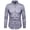 Gray, variant on WIZUTIZ Men's Plaid Shirt Big & Tall Oversized Fit Long Sleeve Turndown Collar Cotton Button Down Casual Shirt