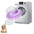 thumbnail image 7 of Exclusivo Mezcla Calming Donut Pet Bed for Large Dogs 36", Anti-Anxiety Plush Cozy Warming Dog Bed, Gradient Purple, 7 of 7