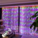 thumbnail image 2 of Guirnalda de luces LED de 6 m/3 m con forma de carámbano, 8 modos, para Navidad, para exteriores, hogar, bodas, fiestas, decoración de jardín, 2 of 5