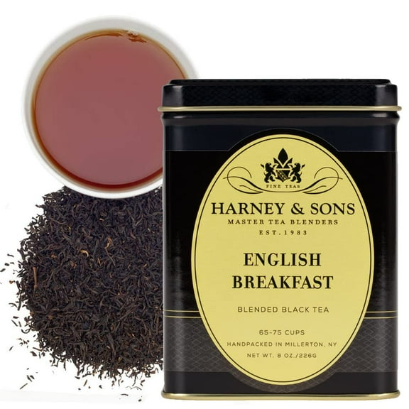 Harney & Sons Loose Leaf Black Tea, English Breakfast, 8 Ounce
