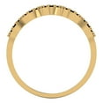 thumbnail image 5 of 0.1 ct Brilliant Round Cut Natural Onyx 18K Yellow Gold Stackable Band SZ 3.75, 5 of 6