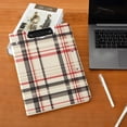 thumbnail image 5 of FORMRS A4 Clipboard Folder with Pen Holder Horizontal Foldable School Office Binder, Black Tartan, 5 of 9