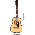 thumbnail image 2 of 15cm Wooden Miniature Guitar Ornament Mini Musical Instrument, 2 of 5