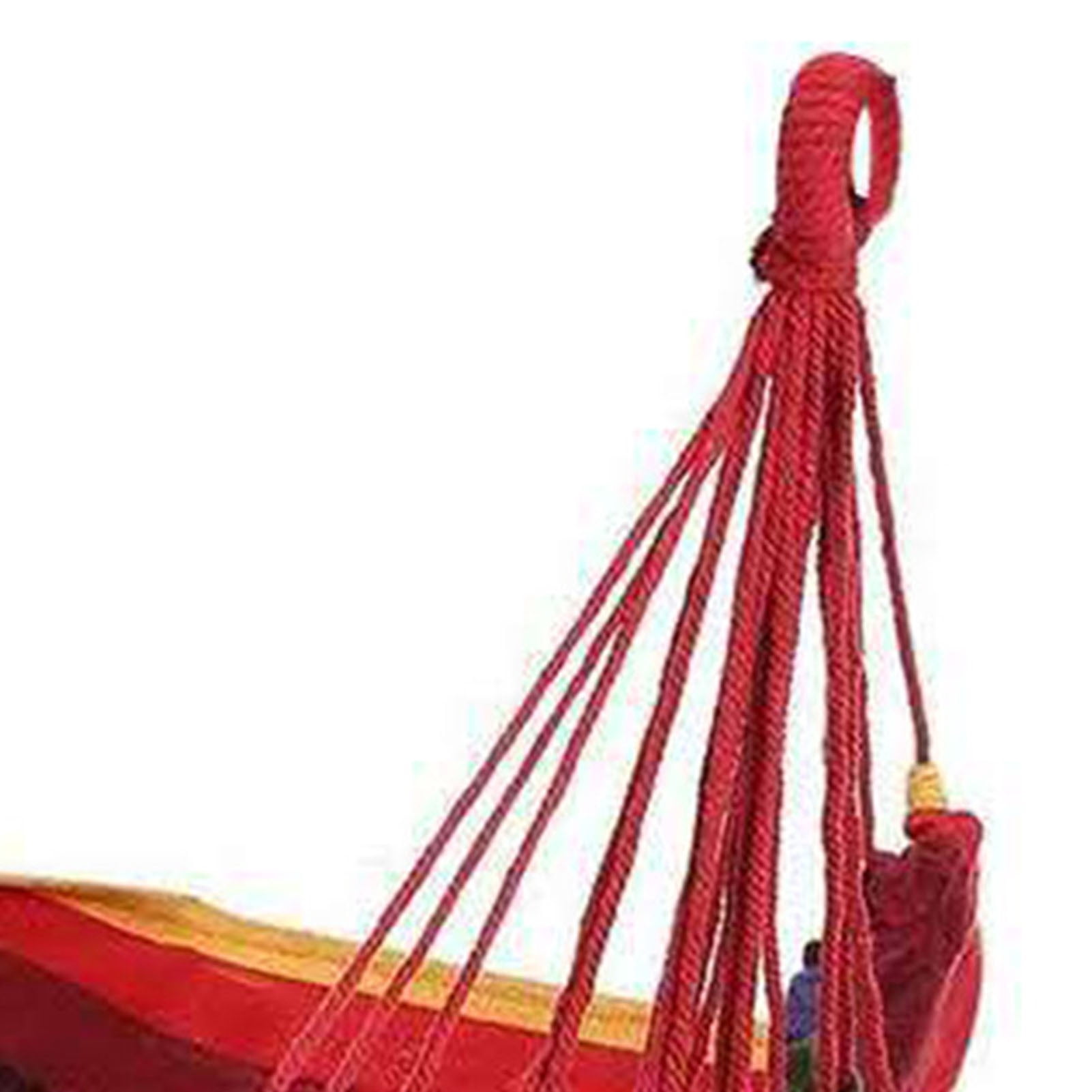 Hammock Chair Canvas Portable Comfortable Colorful Stripe Hanging Rope Swing for Indoor