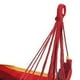 thumbnail image 4 of Hamaca silla lona portátil cómoda rayas coloridas silla colgante cuerda columpio para interior BuyWeek Exterior, 4 of 8