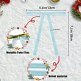 thumbnail image 3 of FT Hita Adornos de Lazos de Terciopelo para Árbol de Navidad 24 Pzas Lazos de Navidad Vintage para Coronas Decoración Interior de Navidad Lazos para el Hogar para Envoltura de Regalo de Corona de Árbol (Azul), 3 of 6