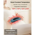 thumbnail image 3 of Yeamon Portable Cordless Electric Heating Pad for Menstrual Cramps Relief,with 4 Heat Setting, 4 Massage Modes,Back or Belly Fast Heating Pads for Women and Girl,Dark Blue Green, 3 of 8