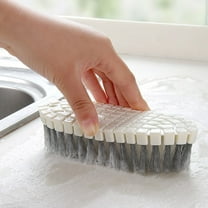 YSNOOWE 1Set Household Cleaning Brushes with Tough Bristles and Non-slip Handle 6.1x2.3x1.6in