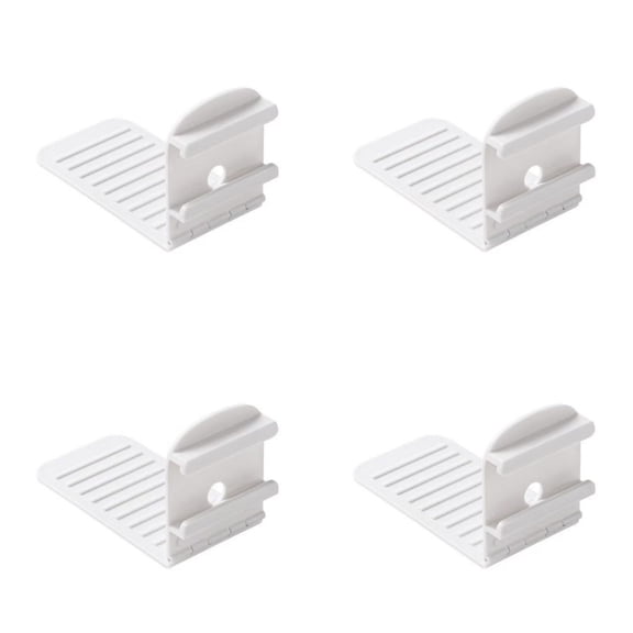 Leatfisat Bed Sheet Side Fastener Clips, 4 Pack – No Mattress Lifting, Keeps Sheets Tight On Sides, Hidden Under Bedding