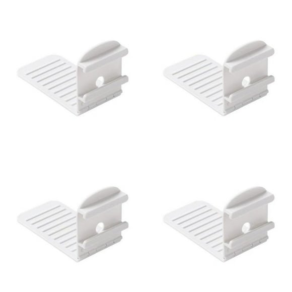 Noehoiugi Bed Sheet Side Fastener Clips, 4 Pack – No Mattress Lifting, Keeps Sheets Tight On Sides, Hidden Under Bedding