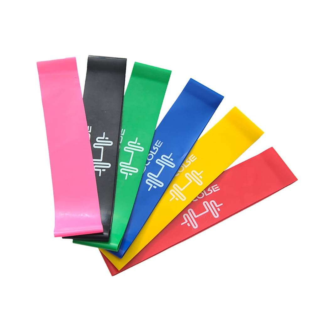 SPRING PARK Resistance Bands, Resistance Exercise Bands for Home Fitness, Stretching, Strength Training, Natural Latex Workout Bands, Pilates Flexbands
