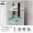 thumbnail image 1 of Space-Saving Green Hanger Organizer: Wall-Mounted, Drill-Free, Retractable Plastic Storage Rack for Bedroom, Bathroom & Living Room – Portable, Creative Design with Durable 100% New Plastic, 1 of 6