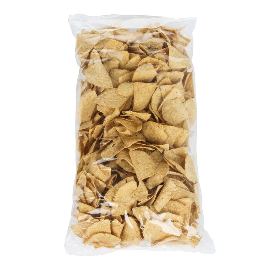 Mission Foods Triangles Tortilla Chips, White, 2 Pound (Pack of 6
