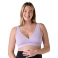 thumbnail image 3 of Ingrid & Isabel For Every Belly Women's Maternity & Nursing Seamless Crossover Bra, 2-Pack, SizesXS-4XL, 3 of 10