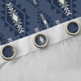 thumbnail image 6 of Feelyou Bohemian Aztec Kid Blackout Curtains Set of 2 (52x84 Each), Blue Geometric Abstract Window Curtains, Southwestern Curtains and Drapes, Microfiber Bedroom Decor, 6 of 6