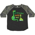 thumbnail image 3 of Inktastic Grandma Loves Me Grandchild Dinosaur Boys Toddler T-Shirt, 3 of 5