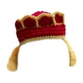 thumbnail image 1 of Chapeau Tricoté pour Chat, Chapeau de Dressing Croisé, 1 of 8