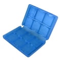 thumbnail image 4 of Caja de almacenamiento de caja de cartucho organizador de soporte de tarjetas de juego 28 en 1 para Nintendo NDS NDSI NDSILL 2DS 3DS 3DSLL / XL (azul), 4 of 7
