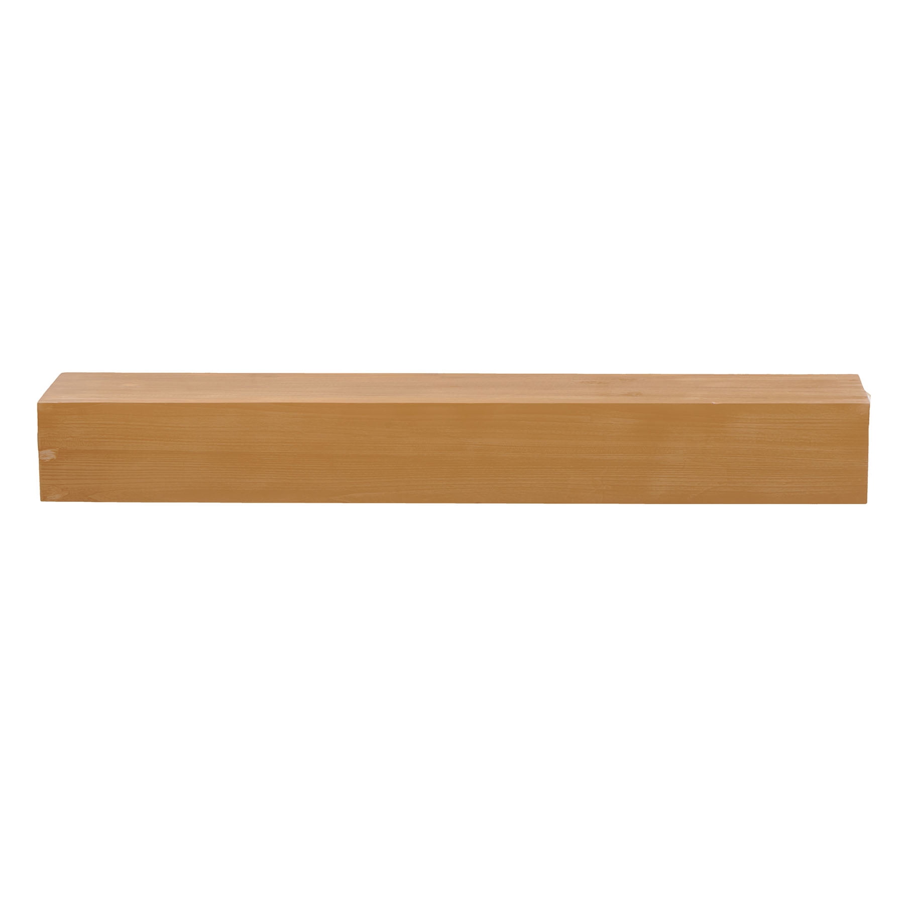 S-HOME 60" Solid Fir Wood Fireplace Mantel Shelf | Wall-Mounted Floating Shelf for Farmhouse & Modern Home Decor
