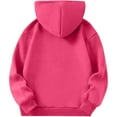 thumbnail image 6 of BFHHYA Girls Fleece-Lined Hooded Sweatshirt Long Sleeve Pullover Athletic Hoodie with Kangaroo Pocket for School Daily Wear & Weekend Play (5-14Y), 6 of 6