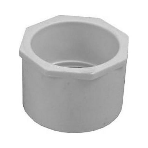 GENOVA PRODUCTS 30292 2.5x2 White Reducing Bushing