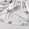 thumbnail image 7 of Baby Girls Clothes Solid Long Sleeve Tops + Sleeveless Elephant Style Dress Outfit Set Pink 3-6 Months, 7 of 7