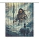 thumbnail image 1 of Cortina de ducha impermeable Aquaman Boston And The Submarine, ligera y lavable a máquina, para decoración de baño, 60 x 72 pulgadas (152 x 183 cm), 1 of 8