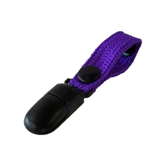 Hydration Backpack Drink Tube Lanyard Clip - Purple