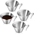 thumbnail image 1 of 4 Tazas Espresso, Taza Medidora Espresso de Acero Inoxidable, para Medir Espresso, Batir Leche, Verter Salsas y Mezclar Cócteles, Muy adecuado para uso diario, de oficina y de cafe, 1 of 4
