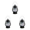 thumbnail image 2 of Guardoinrt Lantern LED Oil Lamp Table Porch Winery Cabin Light Black 3Set, 2 of 6