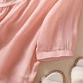 thumbnail image 6 of Holzkary Embroidered Cotton Linen Tops for Women 3/4 Sleeve Summer Boho Peasant Gauze Blouses Dressy Casual Bohemian Shirts Pink XL, 6 of 8