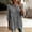 Black, variant on Women's Plaid V Neck Button Down Shirt 3/4 Sleeve Pleated Hem Casual Blouse Soft Breathable Loose Fit Fashion Top for Spring Summer Yellow