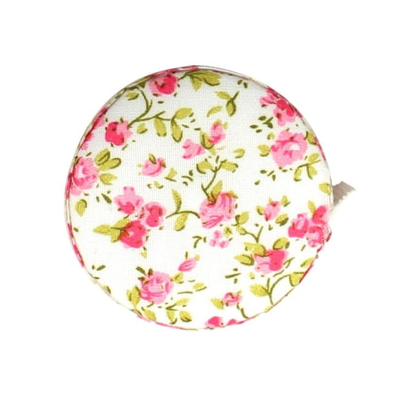1Pc Tape Measure Retractable Fabric Measuring Tape Sewing for Body Sewing Tailor Clothes Bisque 53mm