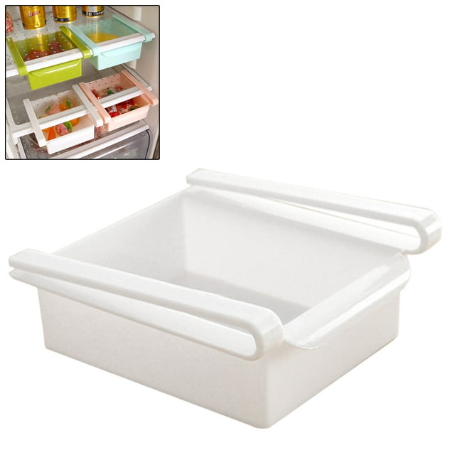 Tobogán para cocina, nevera, congelador, organizador ahorrador de espacio, tobogán de cocina, estante de almacenamiento, soporte para estante, cajón
