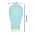 thumbnail image 3 of 1 Set artificial head model practical wig display model Barber practice tool, 3 of 3