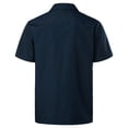 thumbnail image 4 of Camiseta con solapa para hombre, primavera/verano - Diseño con botón en el bolsillo, poliéster/spandex, tallas M-XXXXL (contorno de pecho 116-154 cm), 4 of 8