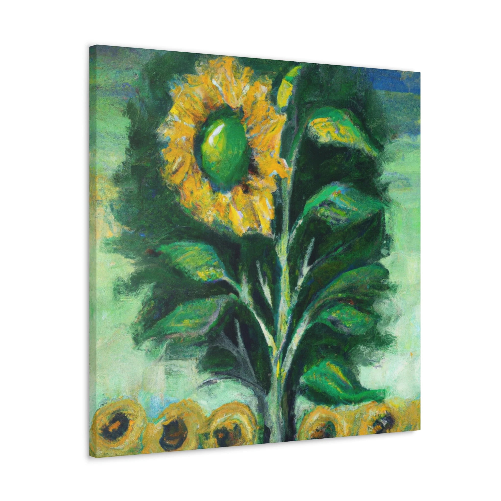 Sunflower in Neoclassicism - Canvas