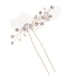 thumbnail image 1 of Boda nupcial flor de material perla alfileres de cabellero de cristal pinzas de decoración, 1 of 9