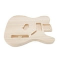 thumbnail image 1 of Unfinished Guitar Body, Fine Craftsmanship Poplar Guitar Body Original Texture  for Creating Electric Guitars, 1 of 7