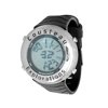 Cousteau Exploration Men's Digital Black Rubber Strap Watch