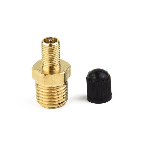 GLFSIL 1/4 Inch NPT Solid Nickel Plated Brass Air Compressor Tank Fill