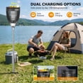 thumbnail image 5 of Solar Zapper Outdoor  4200v Mosquito With Rgb Projector & Lights Cordless Killer Usb Rechargeable Fly Insect Waterproof Lighting Decor For Patio Garden Yard, 5 of 7