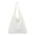 thumbnail image 2 of Crochet Tote Bag Summer Beach Slouchy Large Hobo Handbags Knit Mesh Vacation Shoulder Purse for Women, 2 of 4
