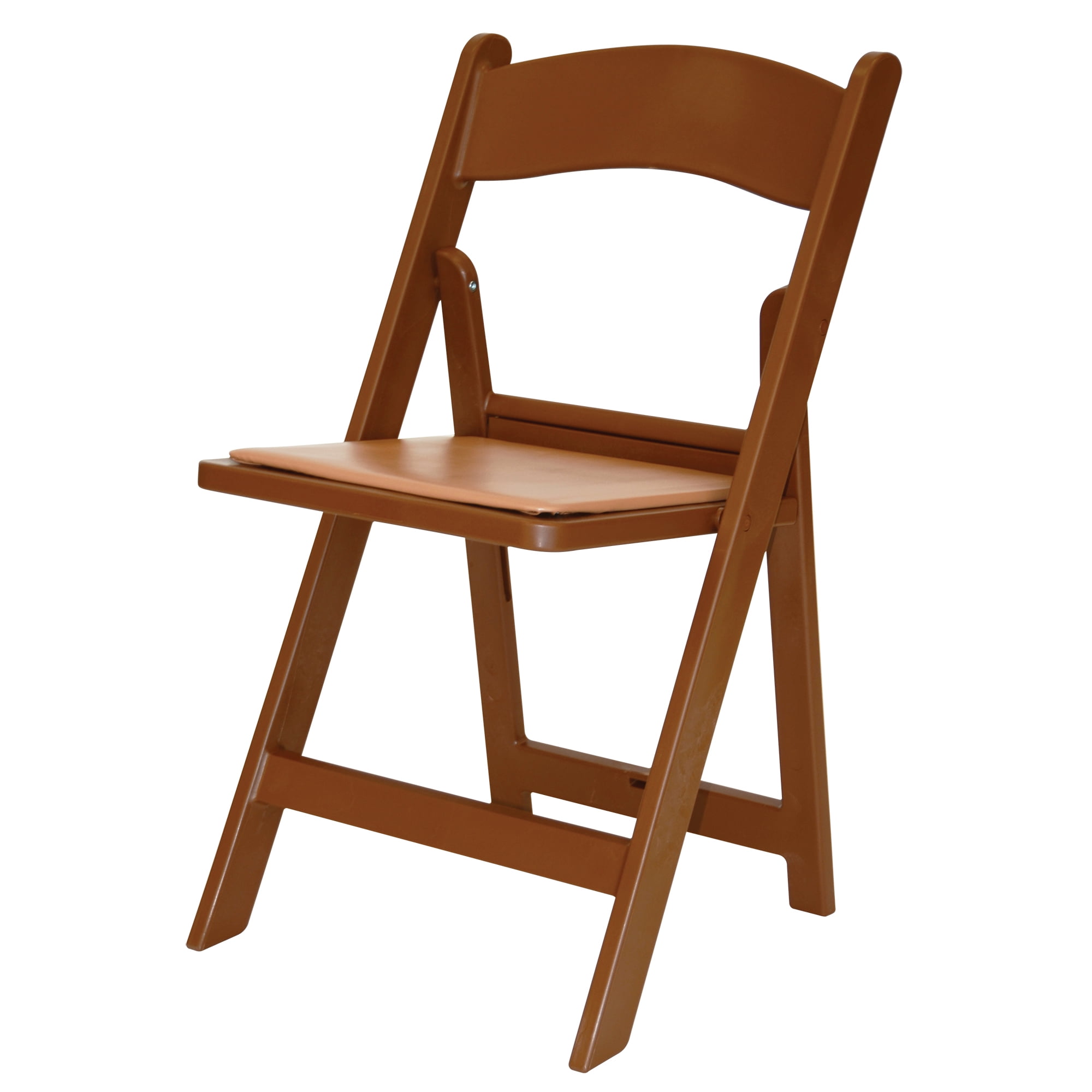 brown resin folding chairs