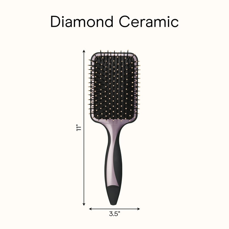 Diamond Ceramic Paddle Brush, Heat-Activated Technology photo 7