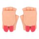 thumbnail image 2 of Manoplas calefactoras de 5 V, fuente de alimentación USB con cubierta plegable para los dedos, lindos guantes calefactables eléctricos de punto para montar en invierno, color rosa, 2 of 8