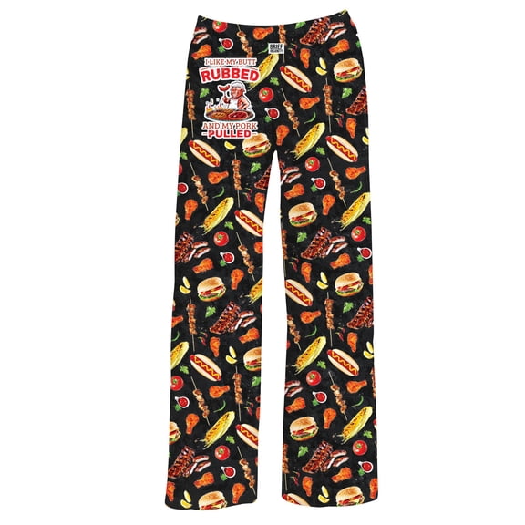 Collections Etc Comfortable Pork Pulled BBQ Drawstring Lounge Pants