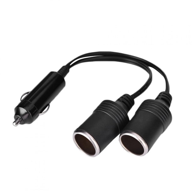 EOTVIA Enchufe de cargador de coche de 12 V/24 V macho a hembra de 2 vías Cable de extensión de enchufe de cigarrillo, Cable de encendedor de cigarrillos de 2 vías EOTVIA None