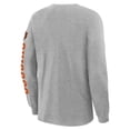 thumbnail image 5 of Men's Fanatics Heather Gray Chicago Bears Hometown Sweep Legacy Long Sleeve T-Shirt, 5 of 5