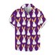 thumbnail image 1 of Blusas y camisas de manga corta con cuello en V Camisa estampada de Pascua para hombre Camisa abotonada Top de poliéster para hombre, 1 of 4